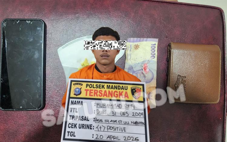 Aksi Cepat Polsek Mandau, Pelaku Penyalahgunaan Narkotika Dibekuk di Jalan Hangtuah